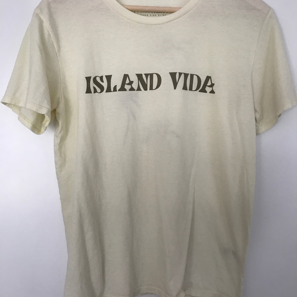 Amuse Society yellow Tee